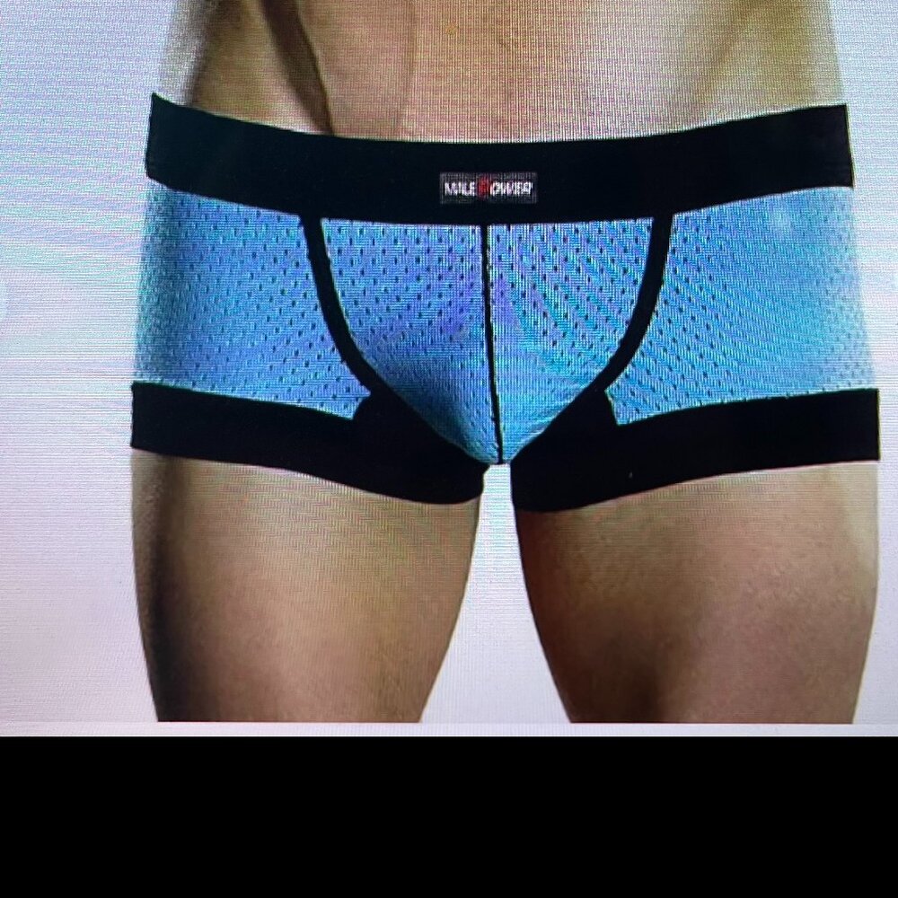 Men's Male Power Athletic Mesh Mini Short Medium